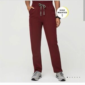 Sold na Figs High Waisted Burgundy Yola Pants Small